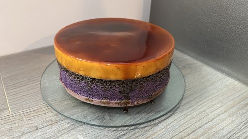 Step-by-Step Ube Cake Leche Flan Recipe